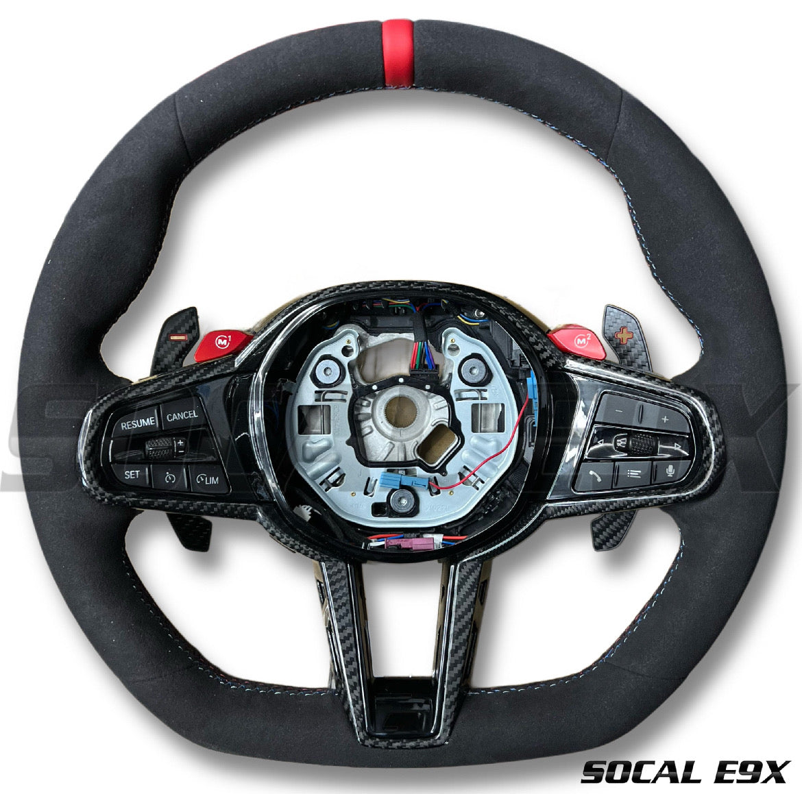 G8X LCI STYLE ALCANTARA STEERING WHEEL - PRE LCI ONLY