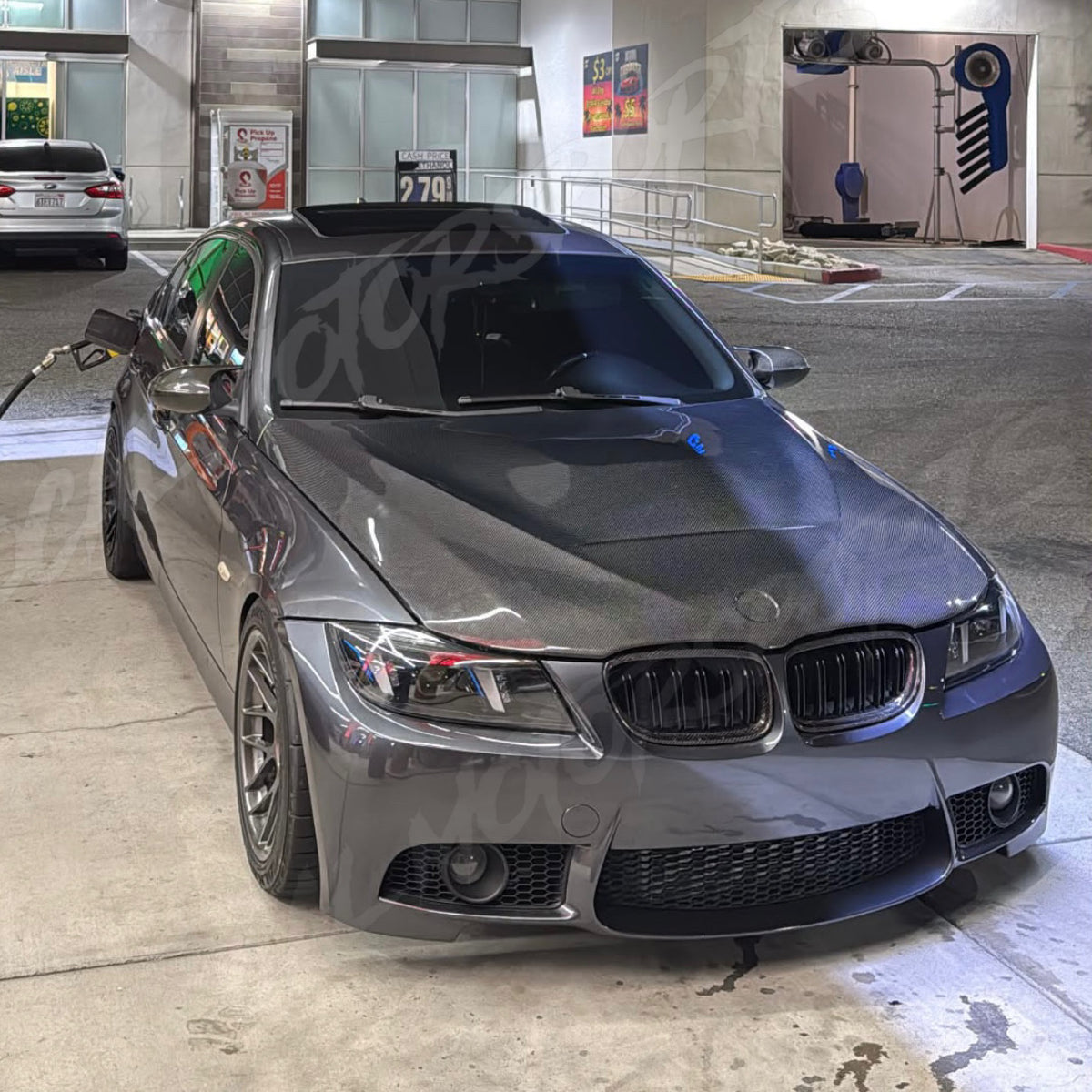 BMW E90 CARBON FIBER GTS HOOD LCI ONLY 2009-2012