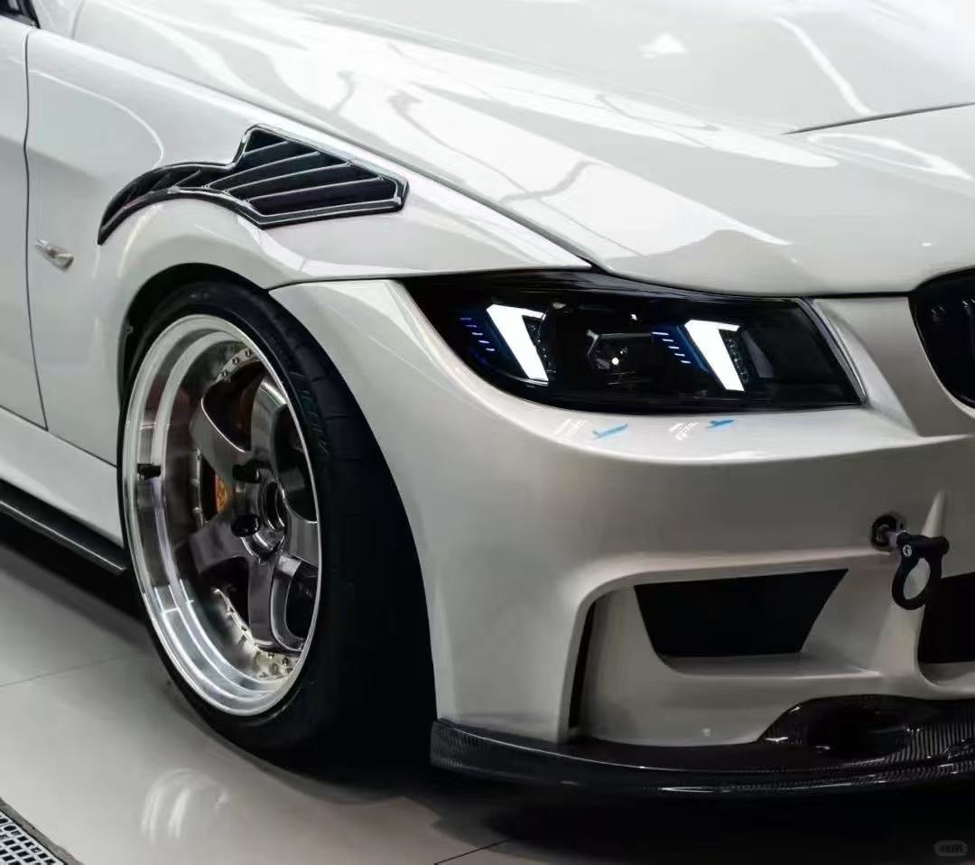BMW E90 3 SERIES SEDAN SNAKE EYES STYLE LED HEADLIGHTS (2005-2012)