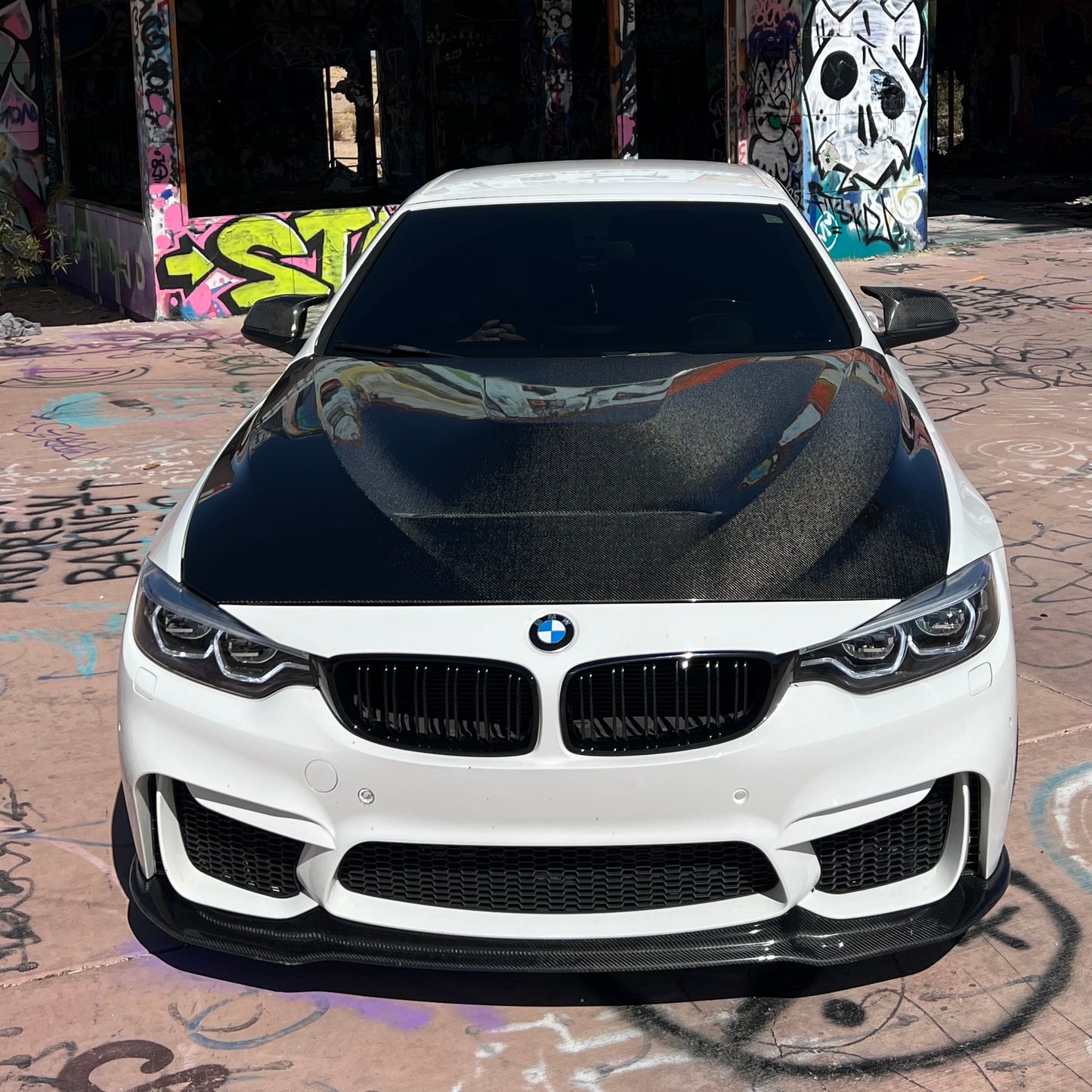 BMW M3 / M4 STYLE BUMPER CARBON LIP PSM STYLE (REP BUMPER ONLY)