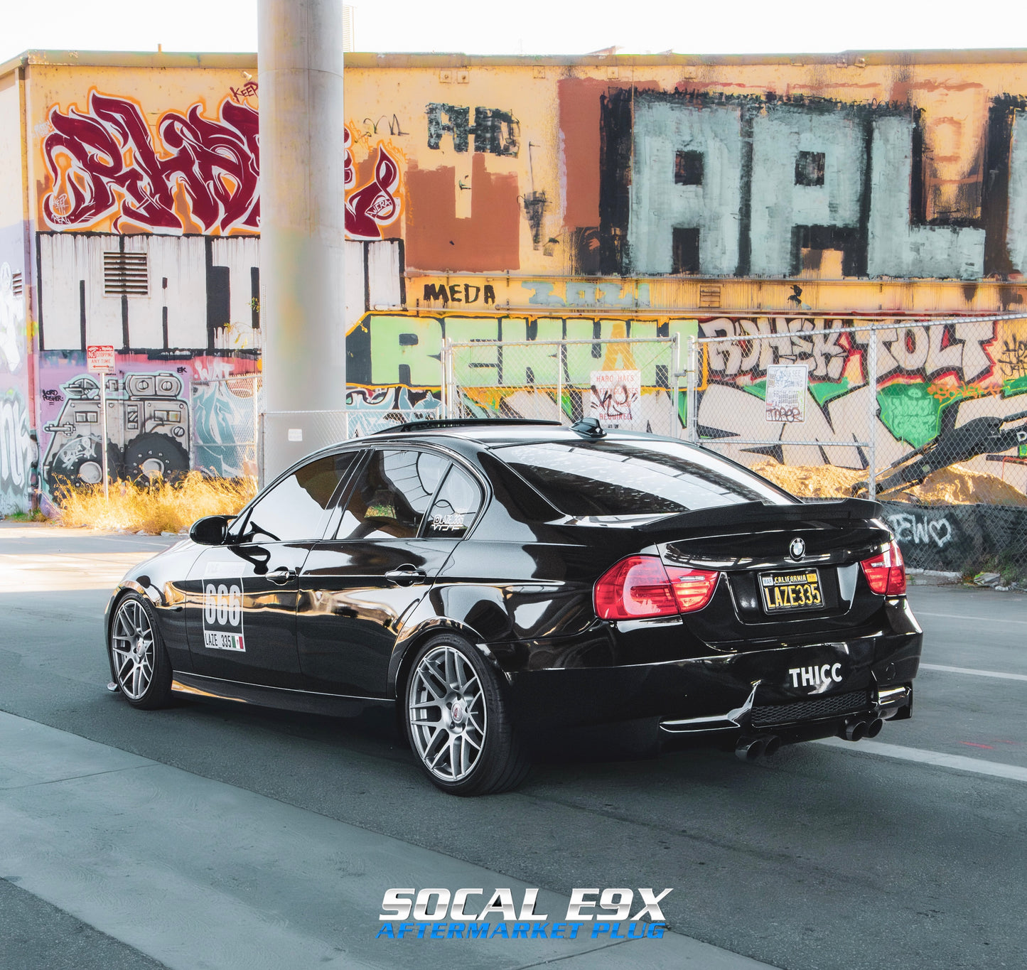 BMW 3 SERIES E90 CARBON FIBER PSM SPOILER