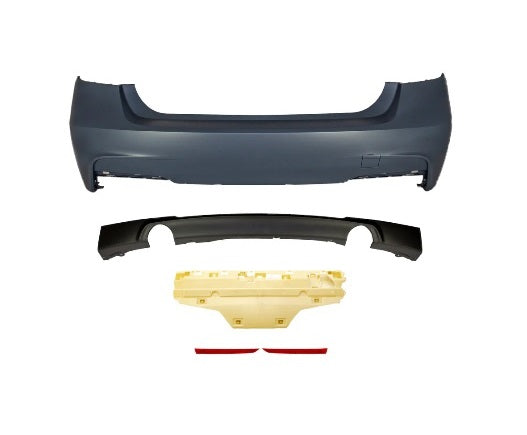 2012-2018 BMW 3 Series F30 M Sport Style Rear Bumper Conversion