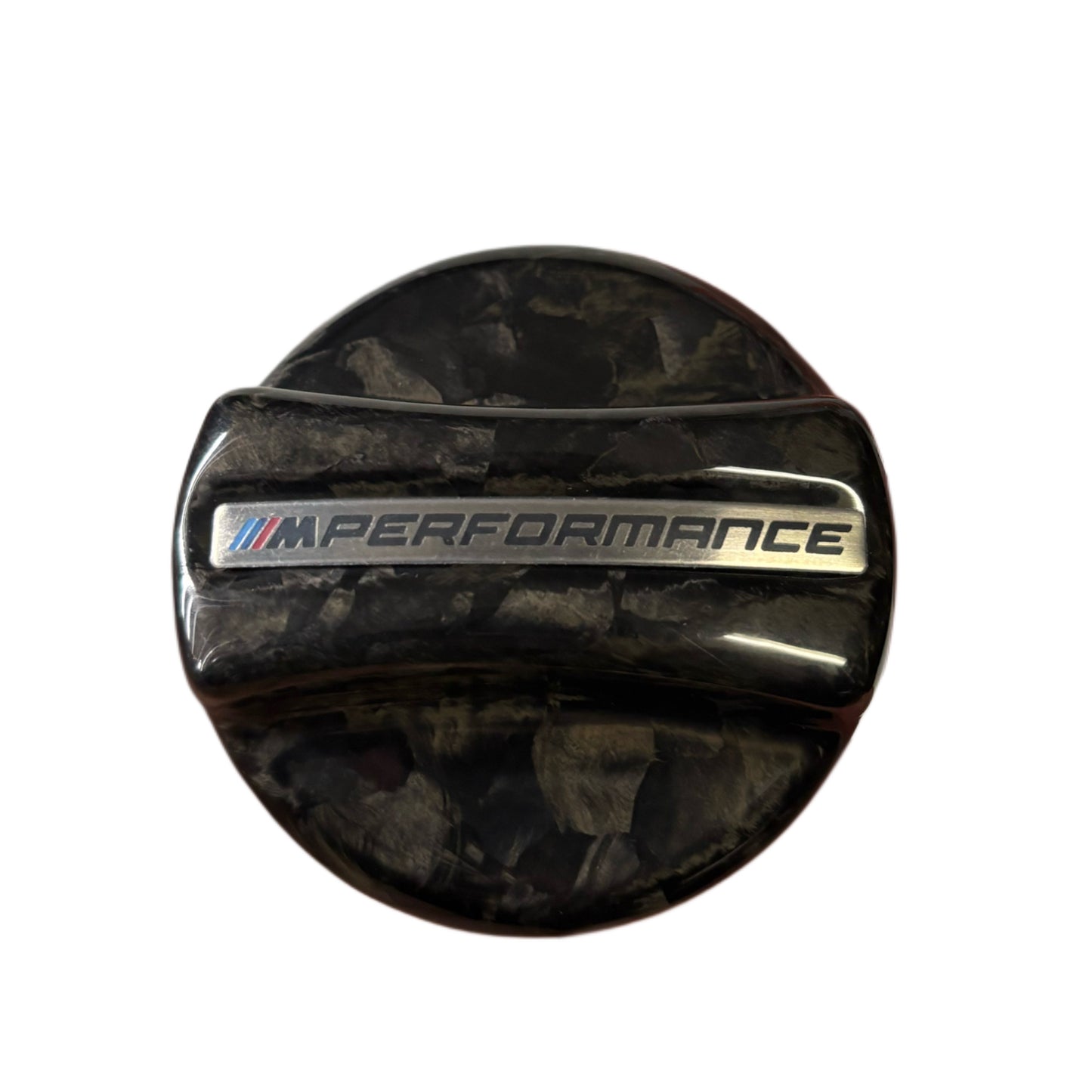 BMW M PERFORMANCE STYLE FORGED CARBON FIBER GAS CAP OVERLAY