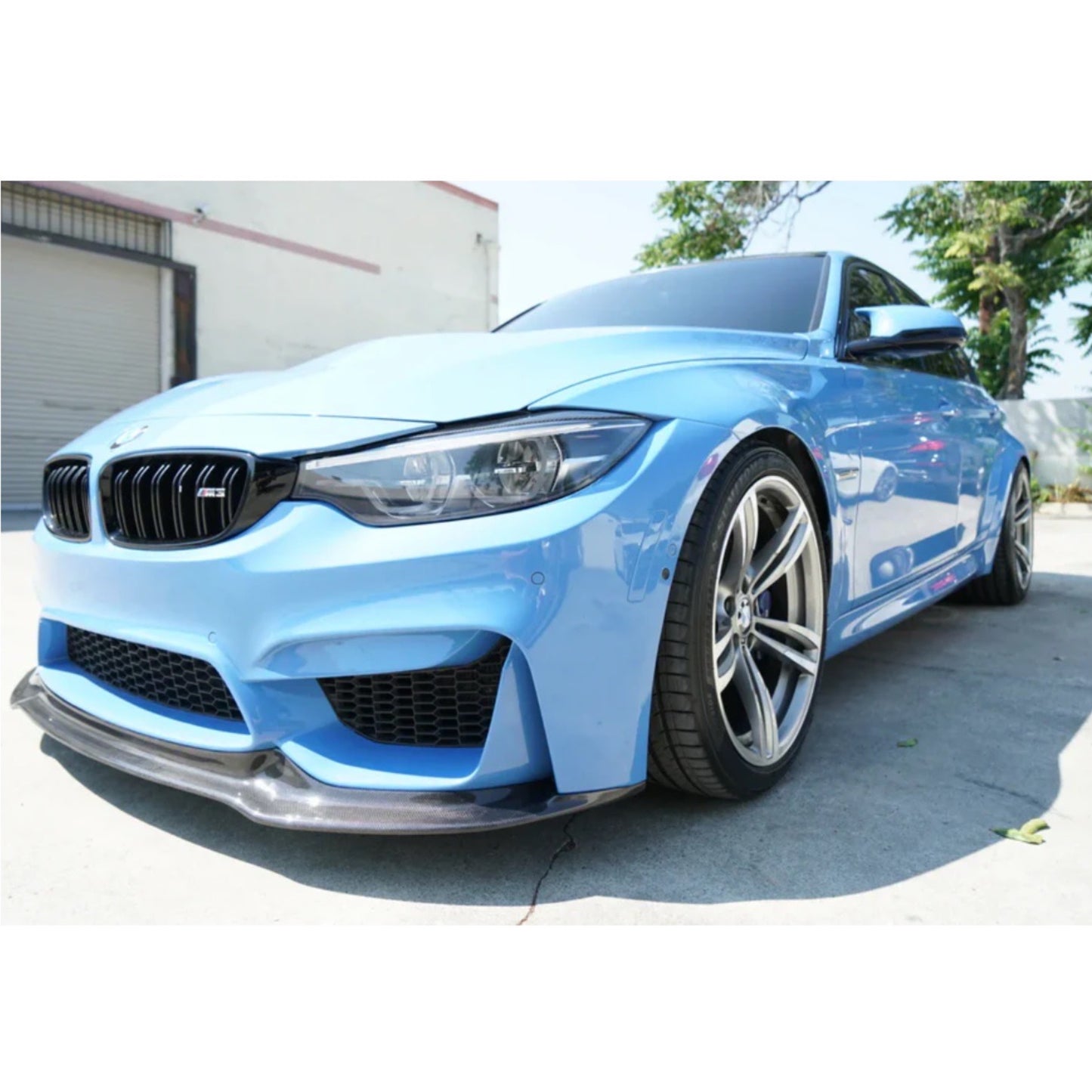 BMW F80 M3 / F82 F83 M4 V STYLE CARBON FIBER LIP