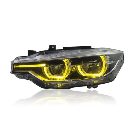LCI STYLE LED COLOR SWITCHING YELLOW/ WHITE HEADLIGHTS F30 / F31