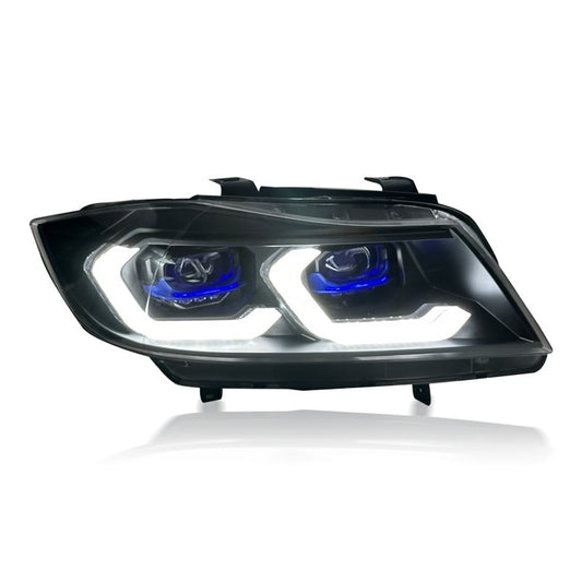 BMW E90 LED COLOR SWITCHING HEADLIGHTS FOR 3 SERIES 06-11