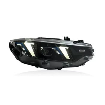 BMW F32 4 SERIES / F80 M3 / F82 M4 YELLOW/WHITE SNAKE EYES STYLE LED HEADLIGHTS 2014–2020