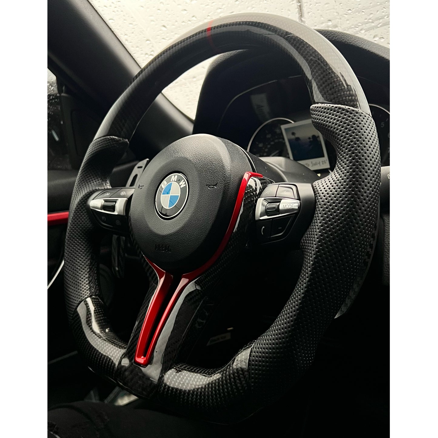 BMW F SERIES CARBON FIBER STEERING WHEEL 2 / 3 / 4 / F8X M2 / M3 / M4 - AIR BAG NOT INCLUDED