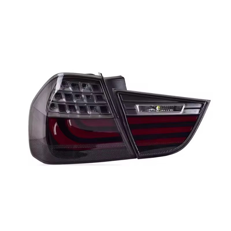BMW 3 Series E90 LCI LED Tail Lights - Red / Smoked (Pair) 09-12