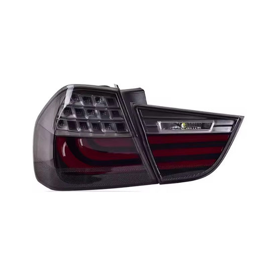 BMW 3 Series E90 LCI LED Tail Lights - Red / Smoked (Pair) 09-12