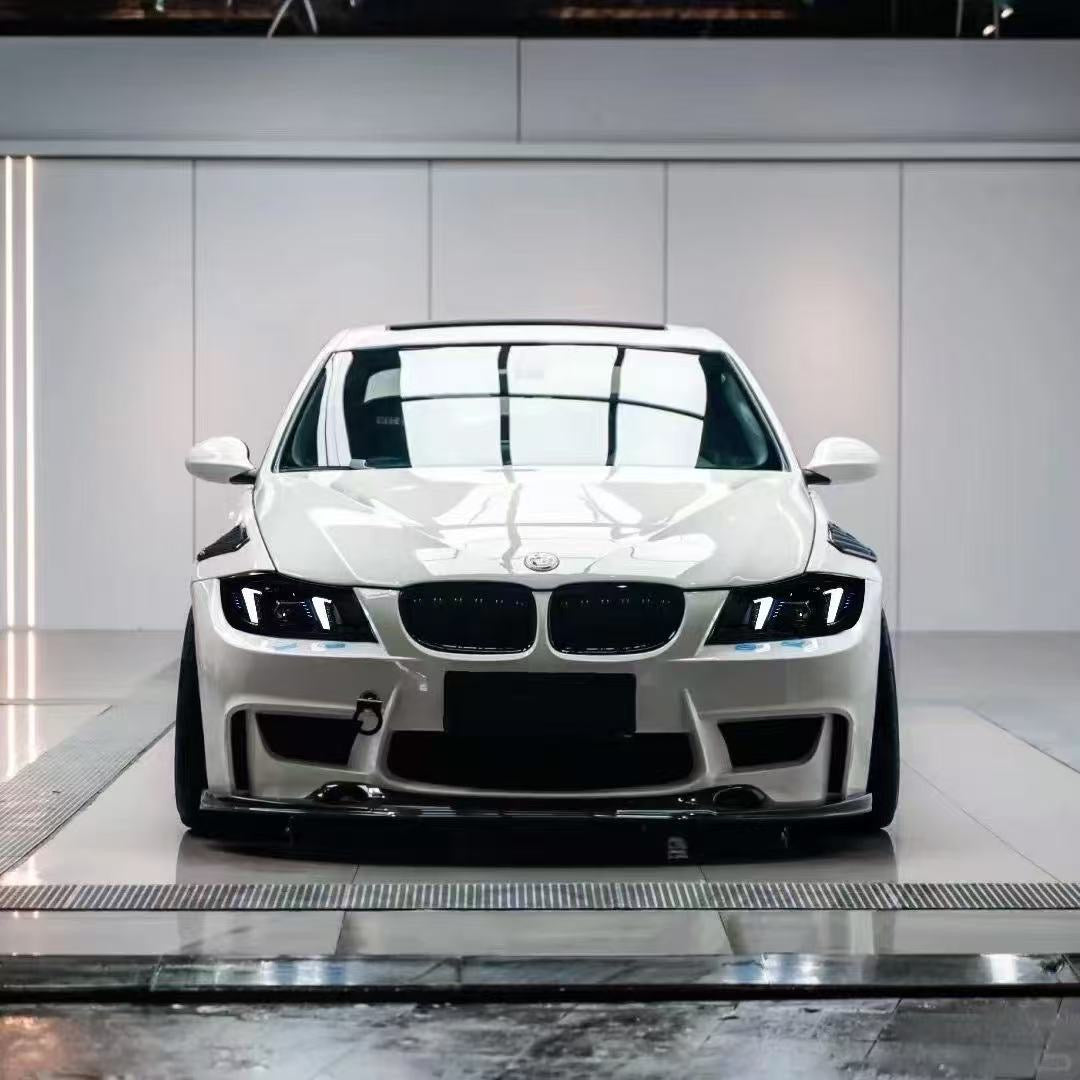 BMW E90 3 SERIES SEDAN SNAKE EYES STYLE LED HEADLIGHTS (2005-2012)