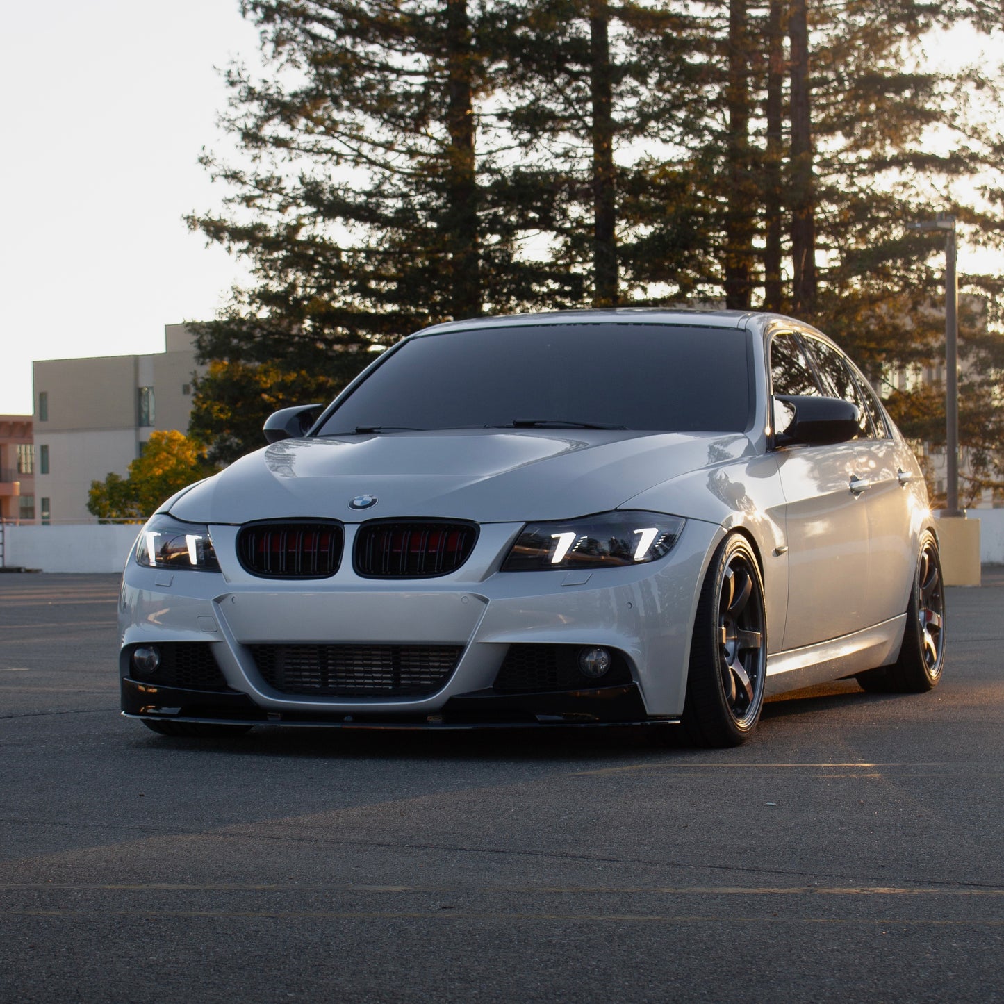 BMW E90 3 SERIES SEDAN SNAKE EYES STYLE LED HEADLIGHTS (2005-2012)