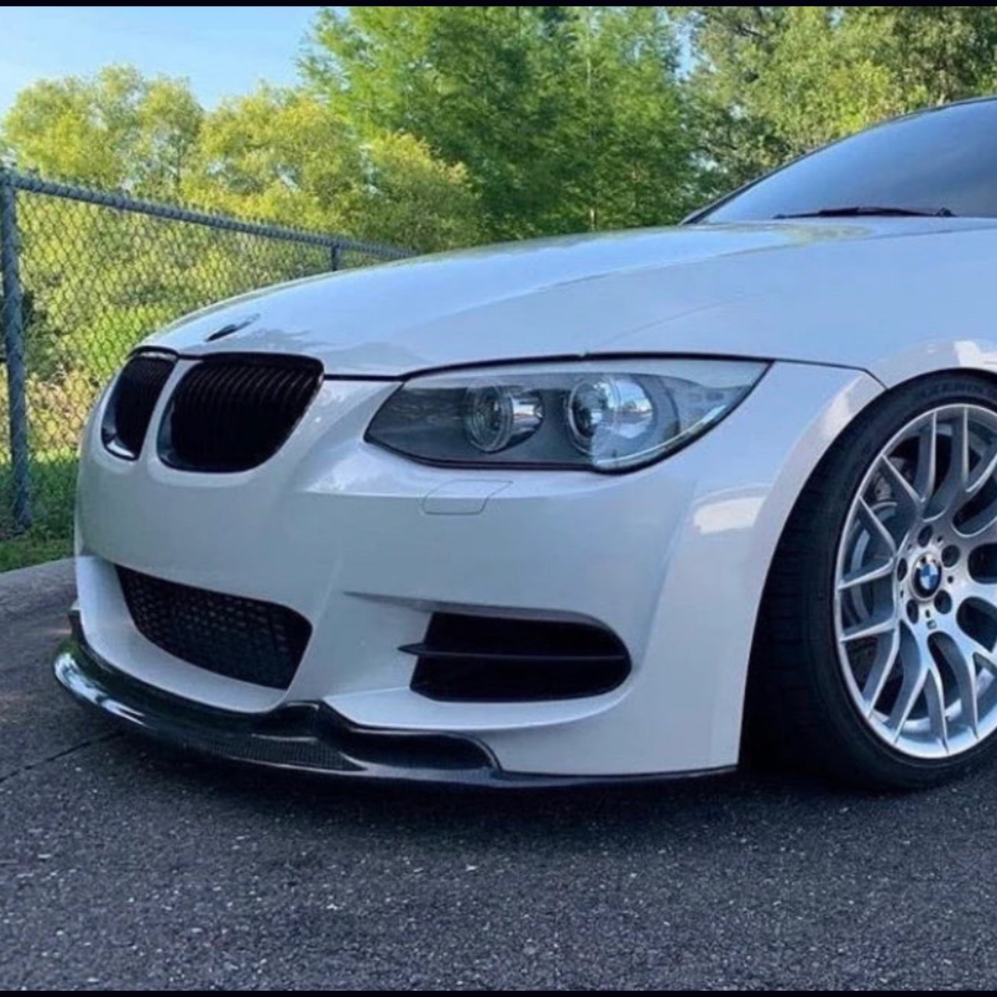 BMW E92 E93 LCI M SPORT / M TECH AK STYLE CARBON FIBER LIP