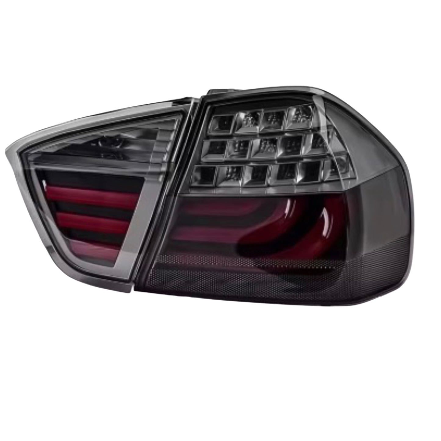 BMW 3 SERIES E90 LED TAIL LIGHT SET 2006-2008 ( RED - SMOKE)