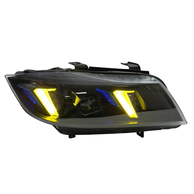 BMW E90 3 SERIES SEDAN SNAKE EYES STYLE LED HEADLIGHTS (2005-2012)