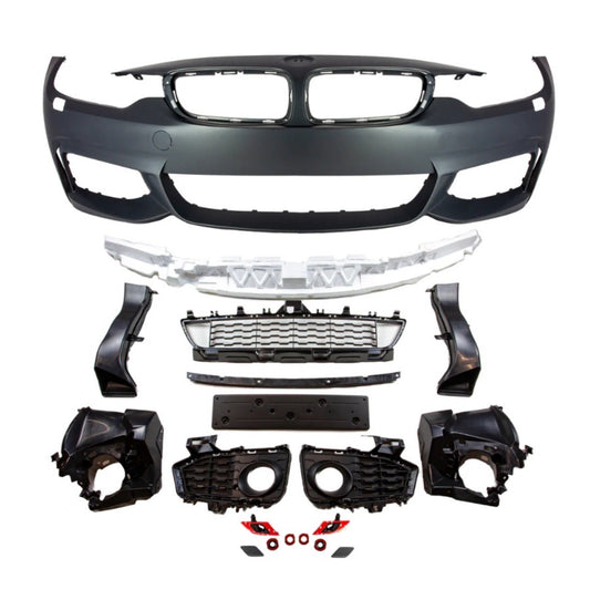 2014-2020 BMW 4 SERIES F32/F33/F36 M SPORT STYLE FRONT BUMPER CONVERSION KIT