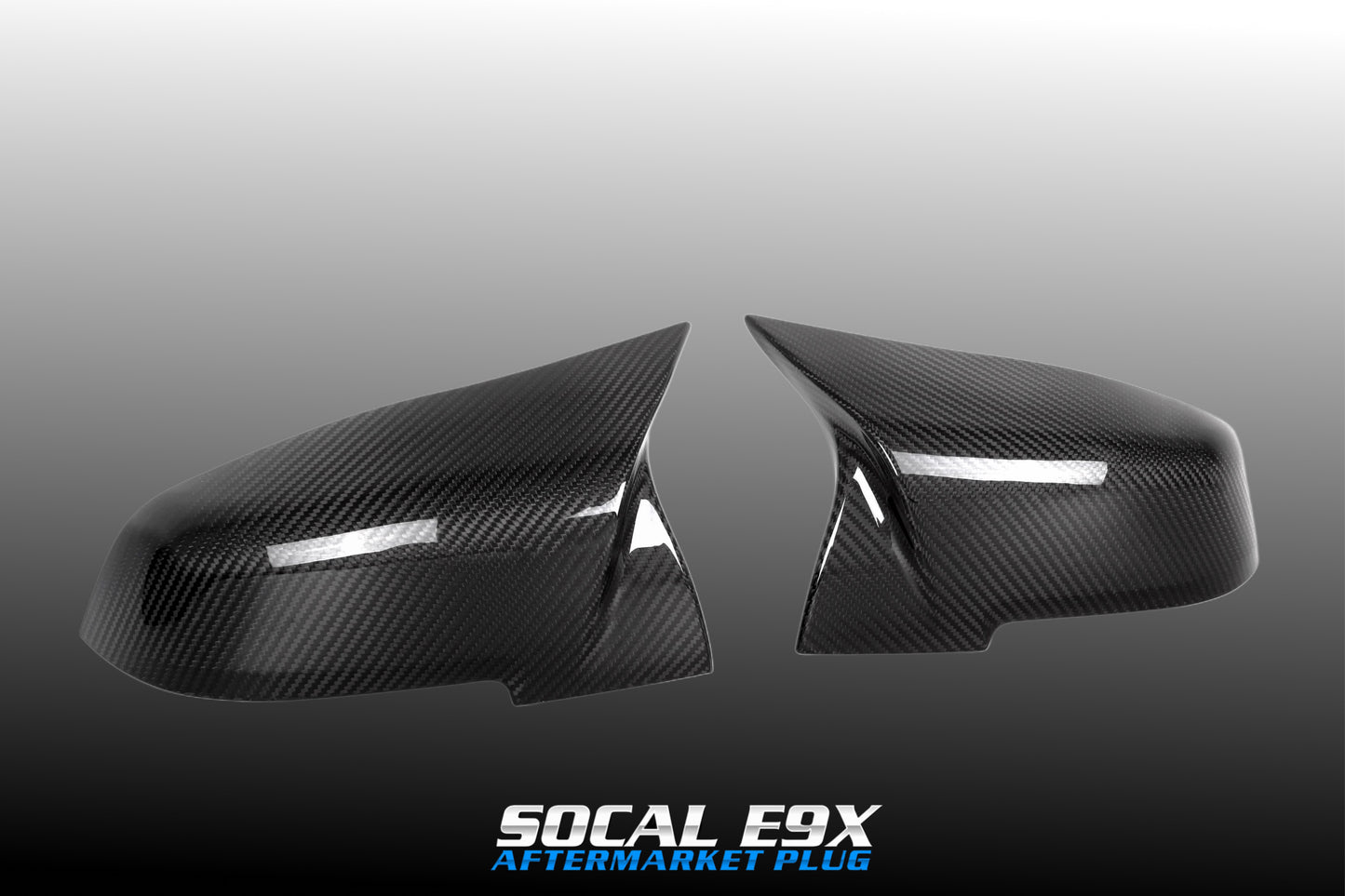 M Style Carbon Fiber Mirror Caps 2/3/4 Series