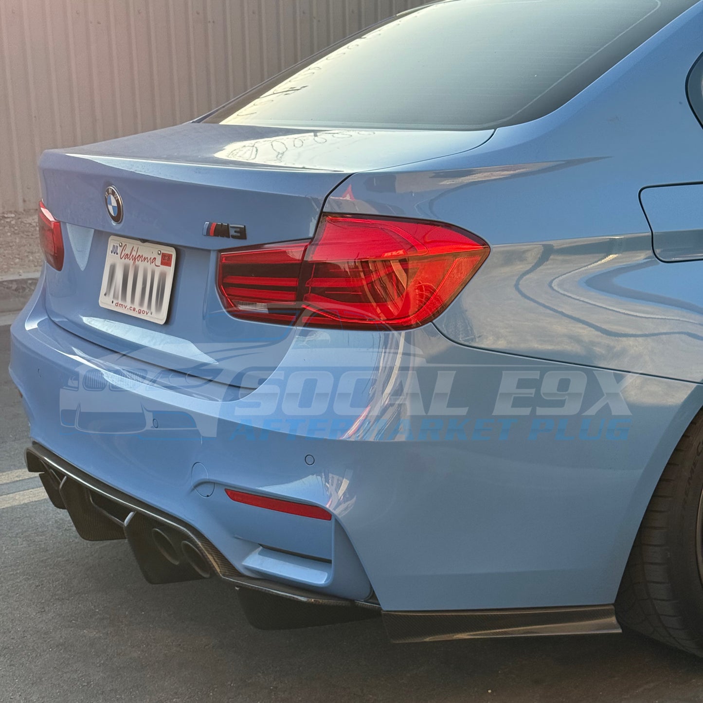 BMW F80 M3 / F82 M4 PSM STYLE CARBON DIFFUSER - FULL SET