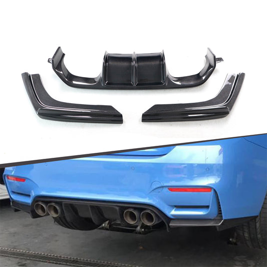 BMW F80 M3 / F82 M4 V STYLE CARBON FIBER DIFFUSER