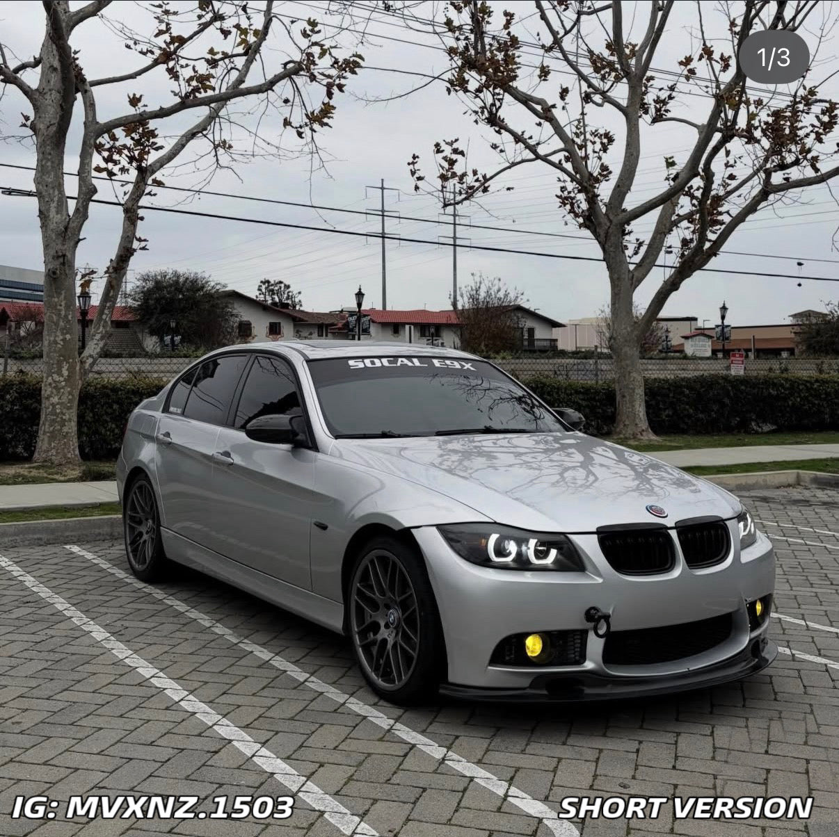 BMW E90 /E92/ E93 BMW M3 GT4 LIP CARBON FIBER