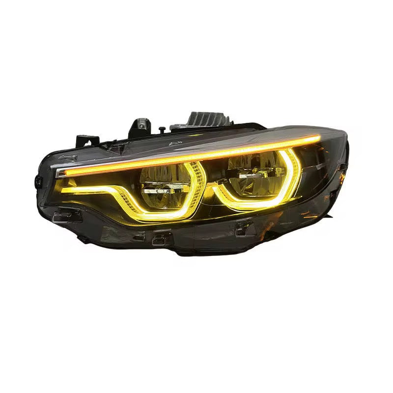 BMW F80 M3 / F82 F83 M4 / F32 / F33 / F36 4 Series Tri Color Switching Ikons LED Headlights