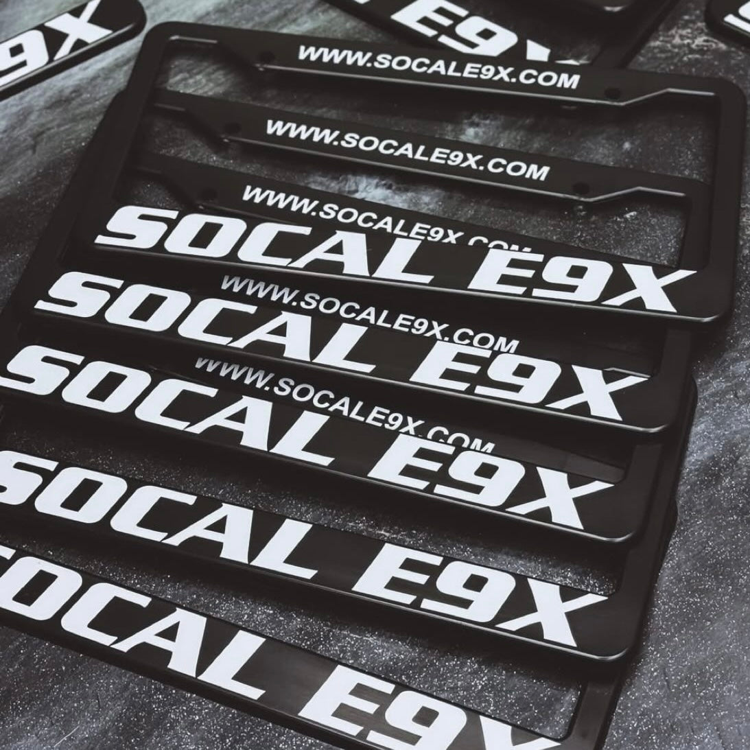 SOCAL E9X LICENSE PLATE FRAME