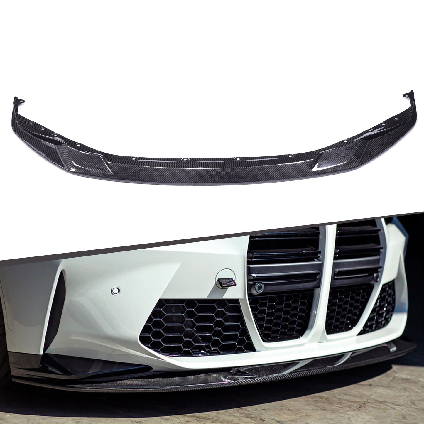 BMW G80 M3 G82 G83 M4 MHC R44 STYLE CARBON FIBER LIP
