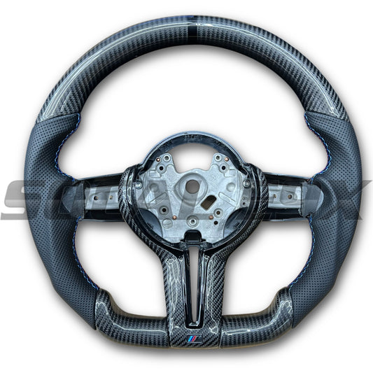 F SERIES CARBON STEERING WHEEL - BLACK 2 / 3 / 4 / F8X