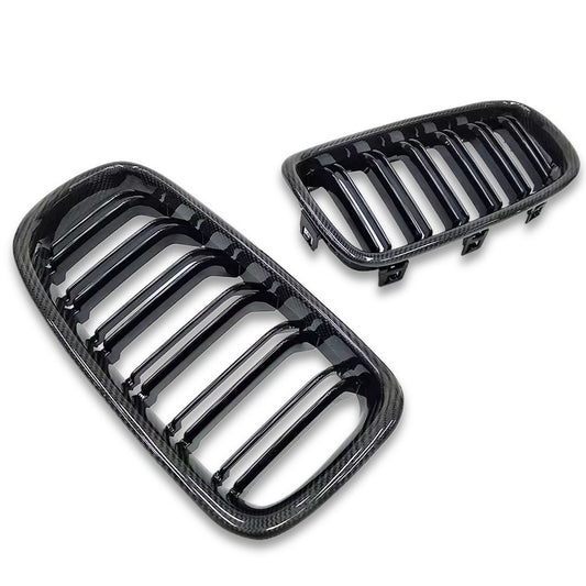 2012-2018 BMW 3 SERIES (F30 / F31) M3 STYLE CARBON FIBER GRILLES