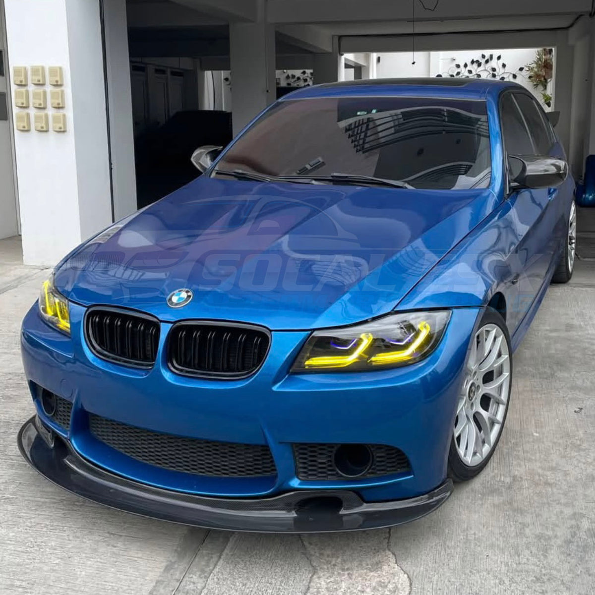 BMW E90 3 SERIES G20 STYLE COLOR SWITCHING LASER HEADLIGHTS (WHITE / YELLOW) 06-2011 SEDAN
