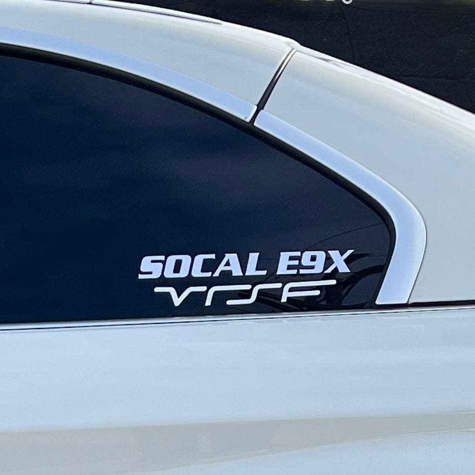 SOCAL E9X WINDOW DECAL