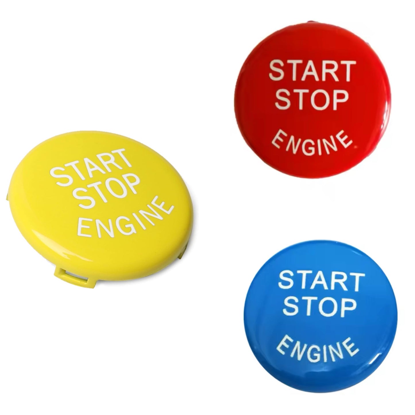 COLORED START STOP BUTTON  - E CHASIS