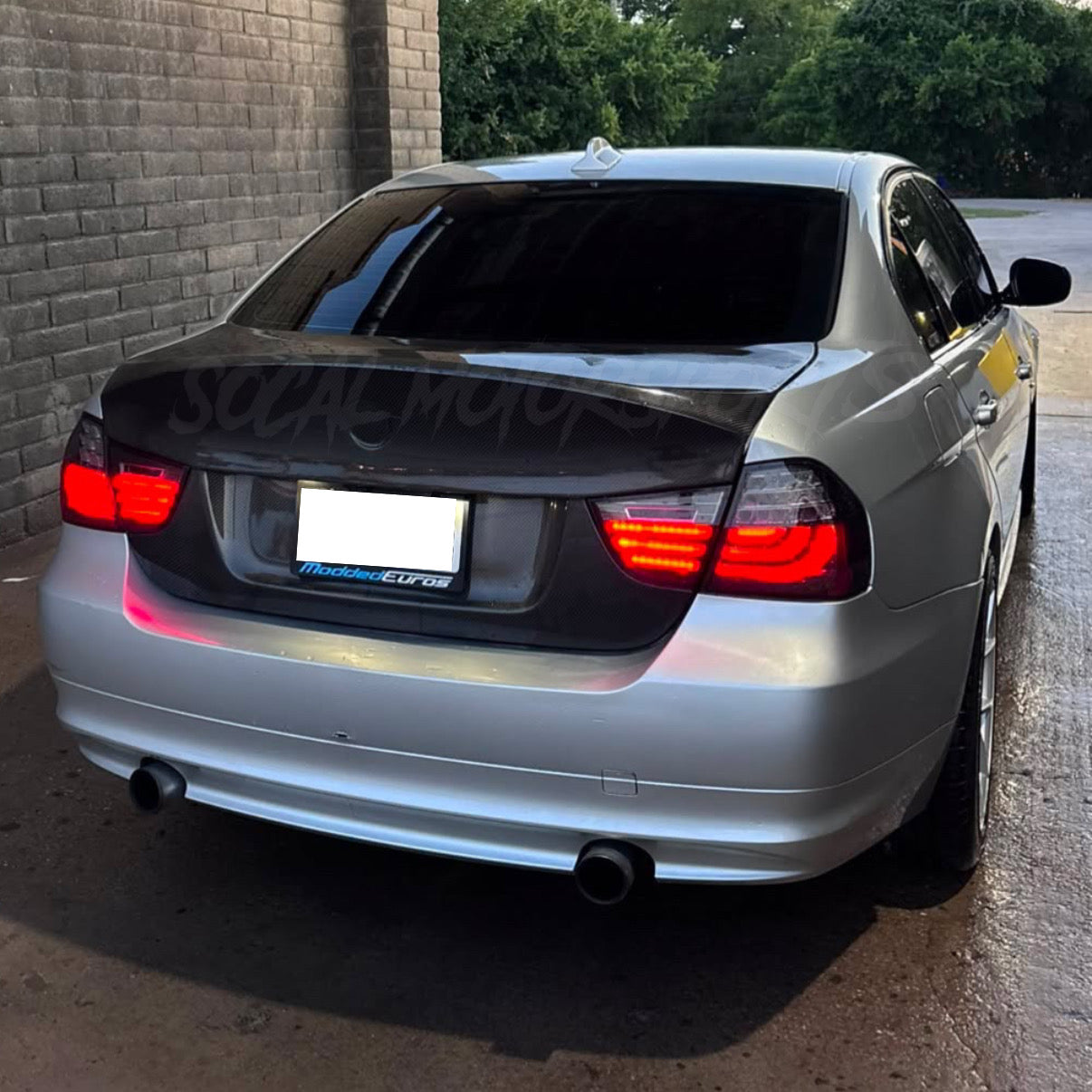BMW 3 Series E90 LCI LED Tail Lights - Red / Smoked (Pair) 09-12